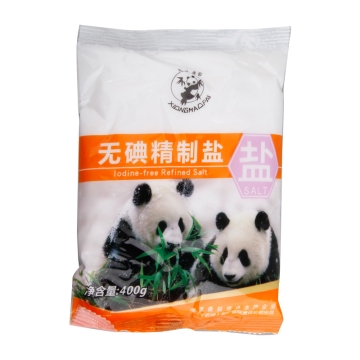 熊猫无碘精制盐 400g