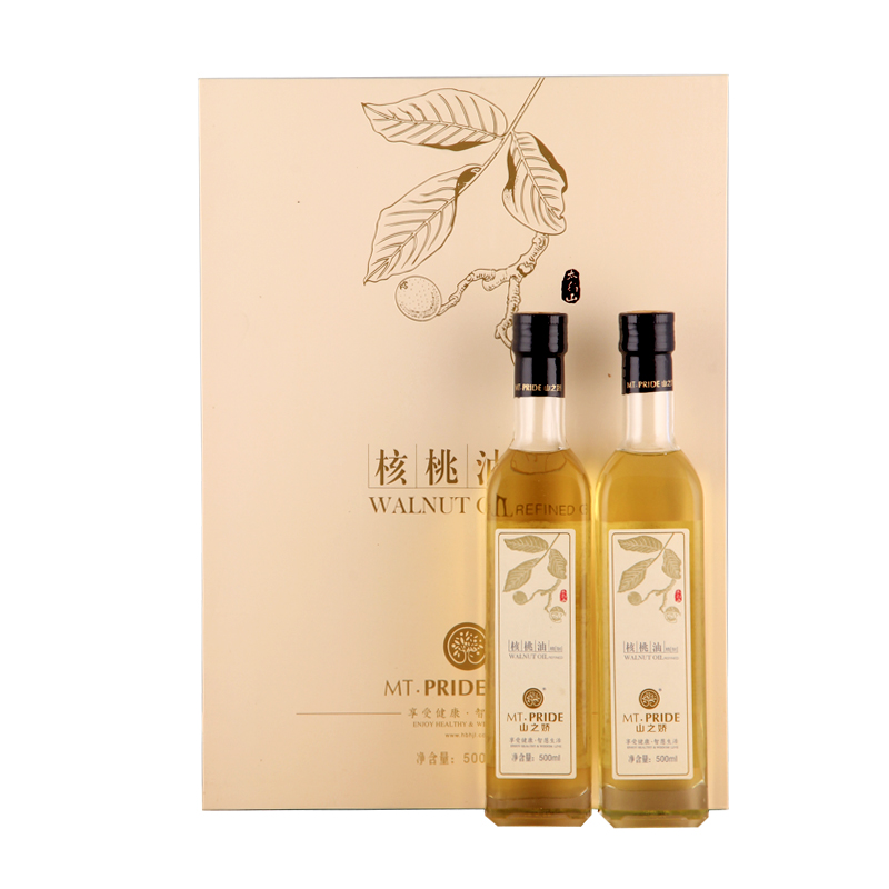 山之娇 精致核桃油 500ml*2(效期到2019-6-29)