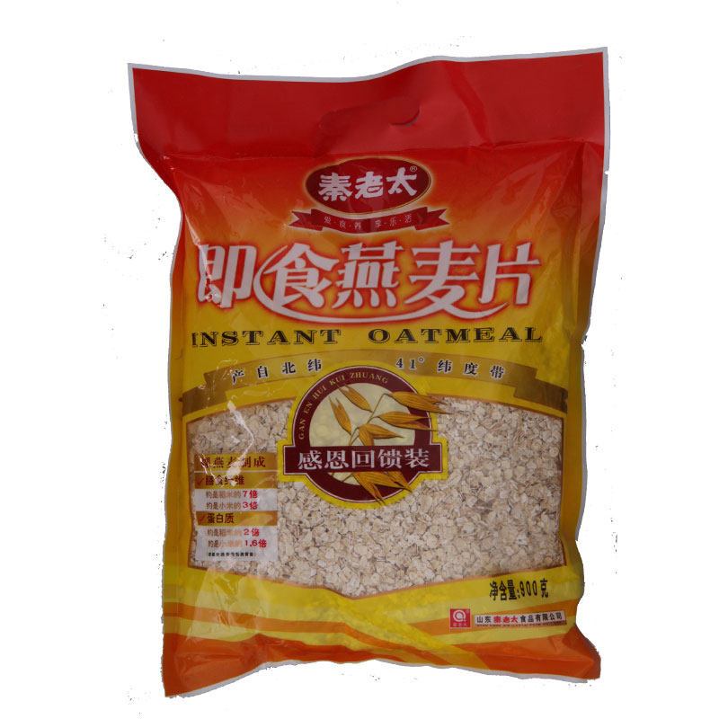 秦老太即食燕麦片900g