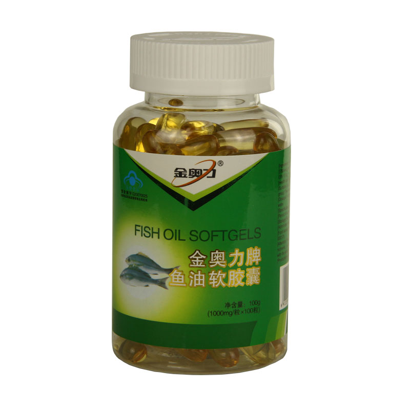金奥力牌鱼油软胶囊1000mg/粒*100粒