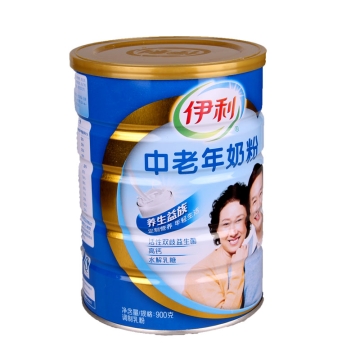 伊利中老年奶粉听装900g