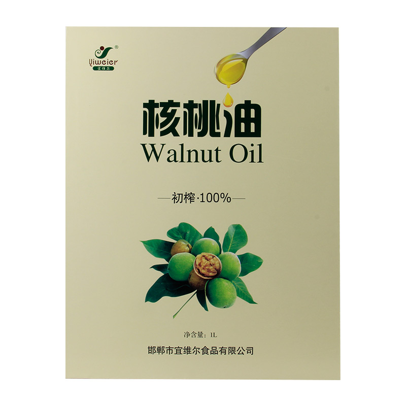 宜维尔 初榨核桃油 1l