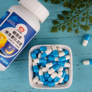 以岭褪黑素维生素b6胶囊 (0.3g/粒*60粒)/瓶