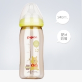贝亲Disney“自然实感”宽口径PPSU彩绘奶瓶240ml配M奶嘴（维尼-气球） 母婴 效期到2024/4/23