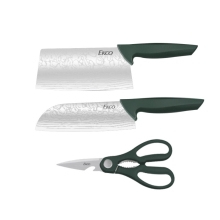 康宁 EKCO刀具系列极刃三件套斩切刀、料理刀、剪刀 不锈钢厨房菜刀套装 刀具 品质生活 厨具
