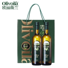 欧丽薇兰  特级初榨橄榄油 750ml*2(简礼）  新旧包装更替 请以收到实物为准 健康油
