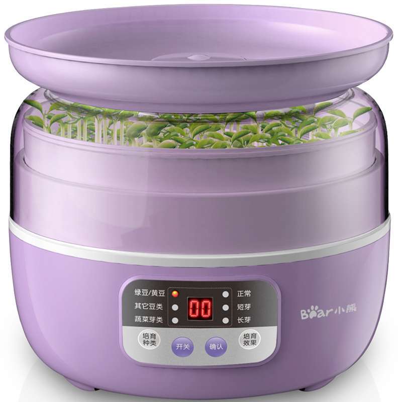 【支持预存款支付】小熊豆芽机dyj-s6031 紫色